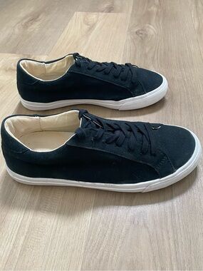 Madewell Black Canvas Low-Top Sneakers Size M 7.5 W 9